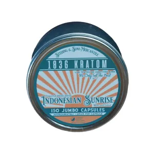 1836 Kratom - Indonesian Sunrise - 150ct Capsules