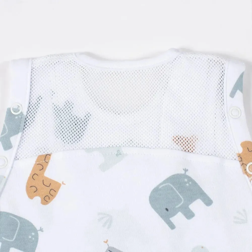 2.5 Tog Swaddle to Sleep Bag - Animal Safari