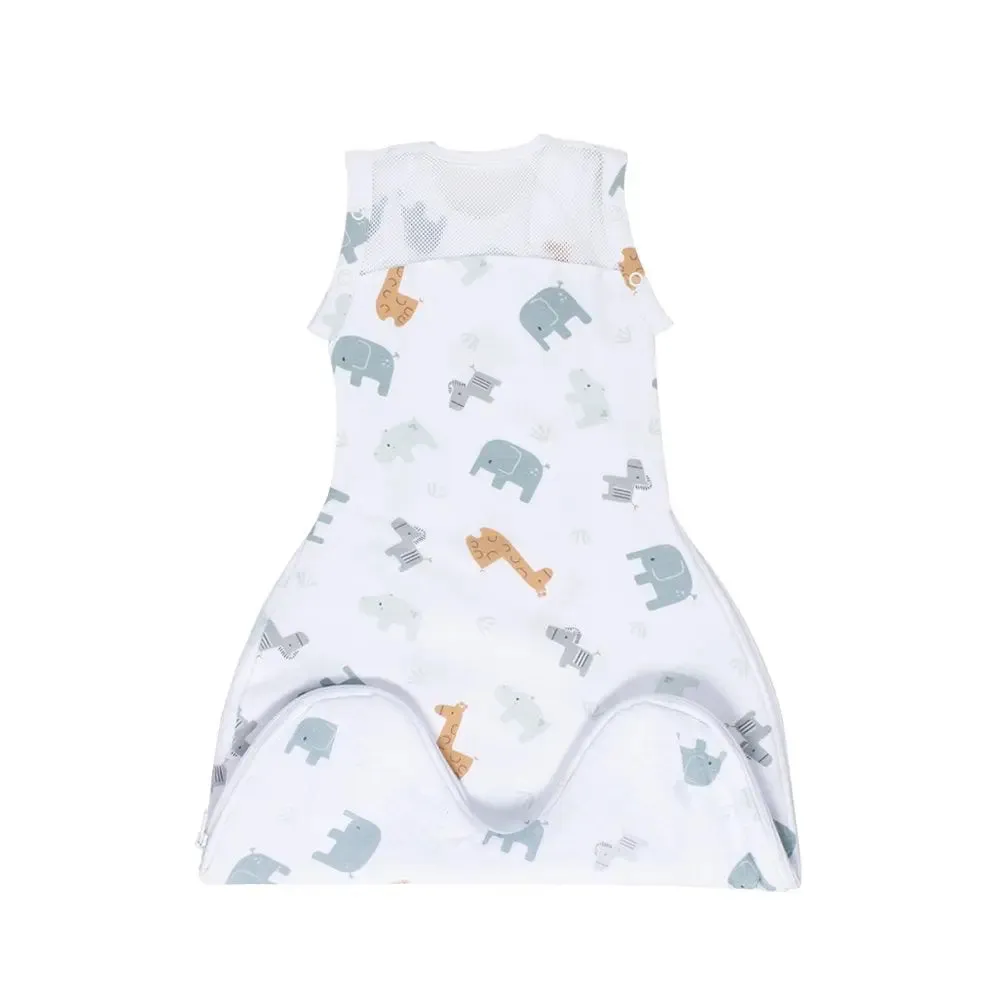 2.5 Tog Swaddle to Sleep Bag - Animal Safari