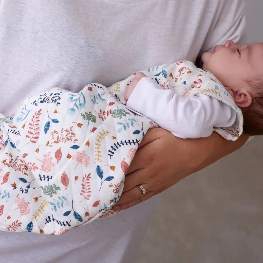 2.5 Tog Swaddle to Sleep Bag - Botanical