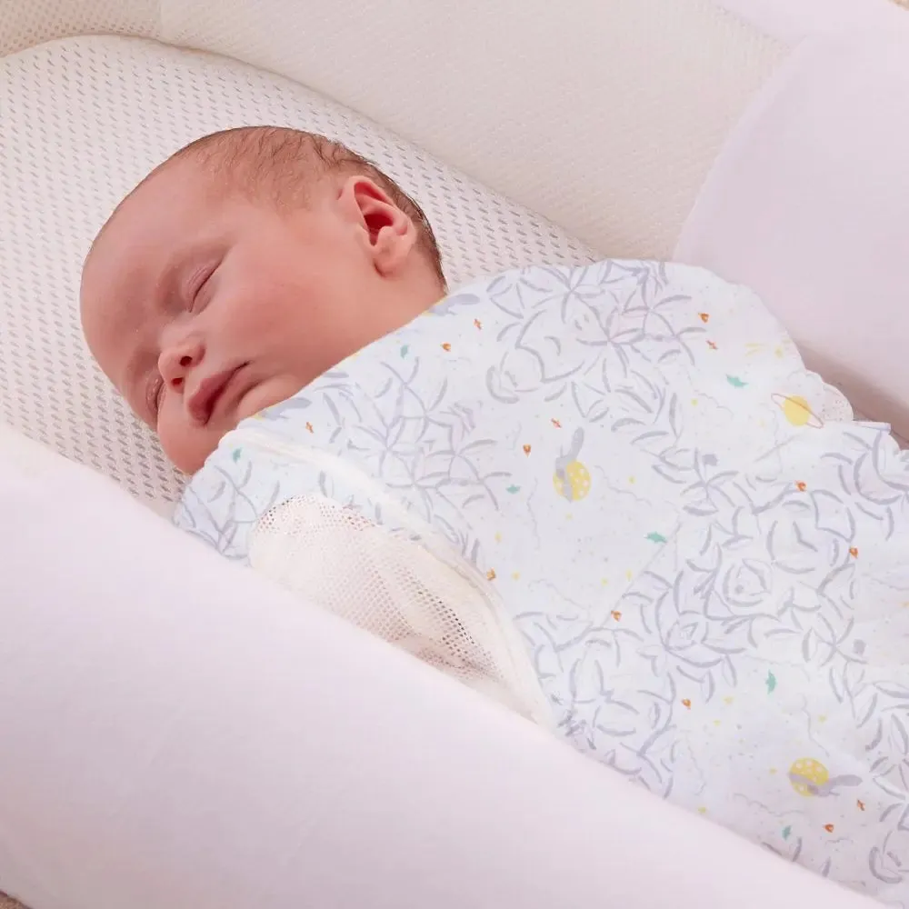 2.5 Tog Swaddle to Sleep Bag - Stargazer White