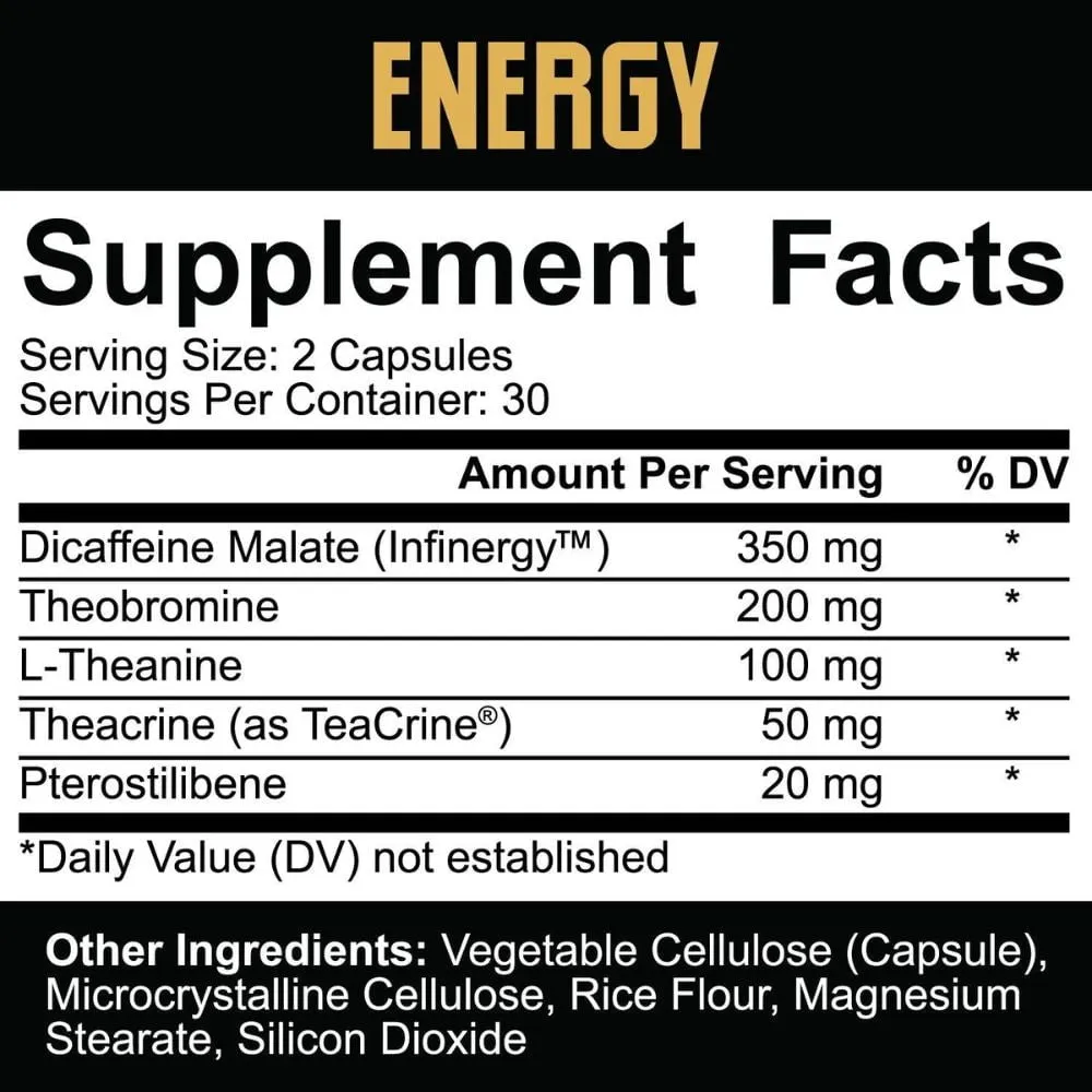 5% Nutrition Energy 60 Capsules