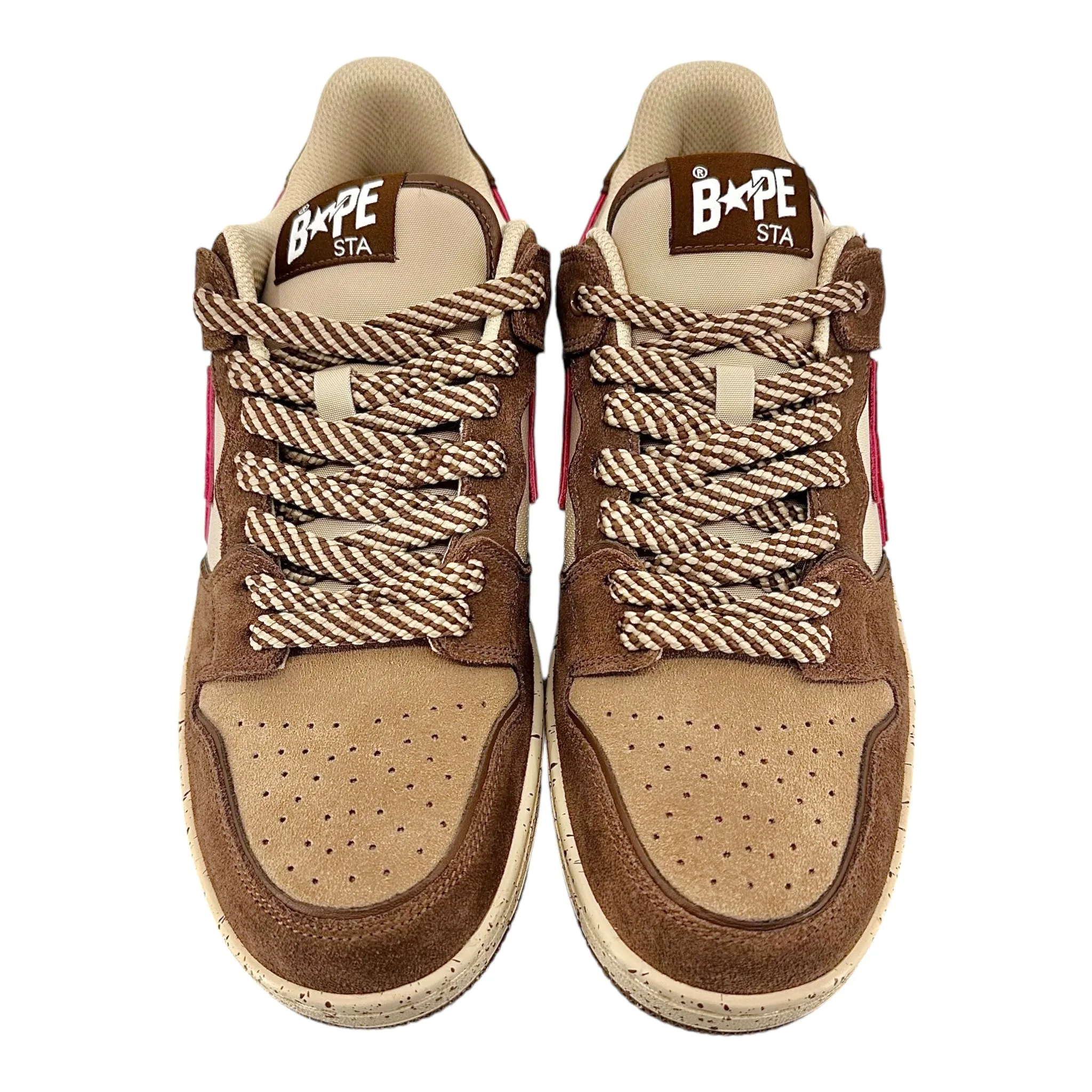 A Bathing Ape Bape SK8 Sta #6 Brown Pink