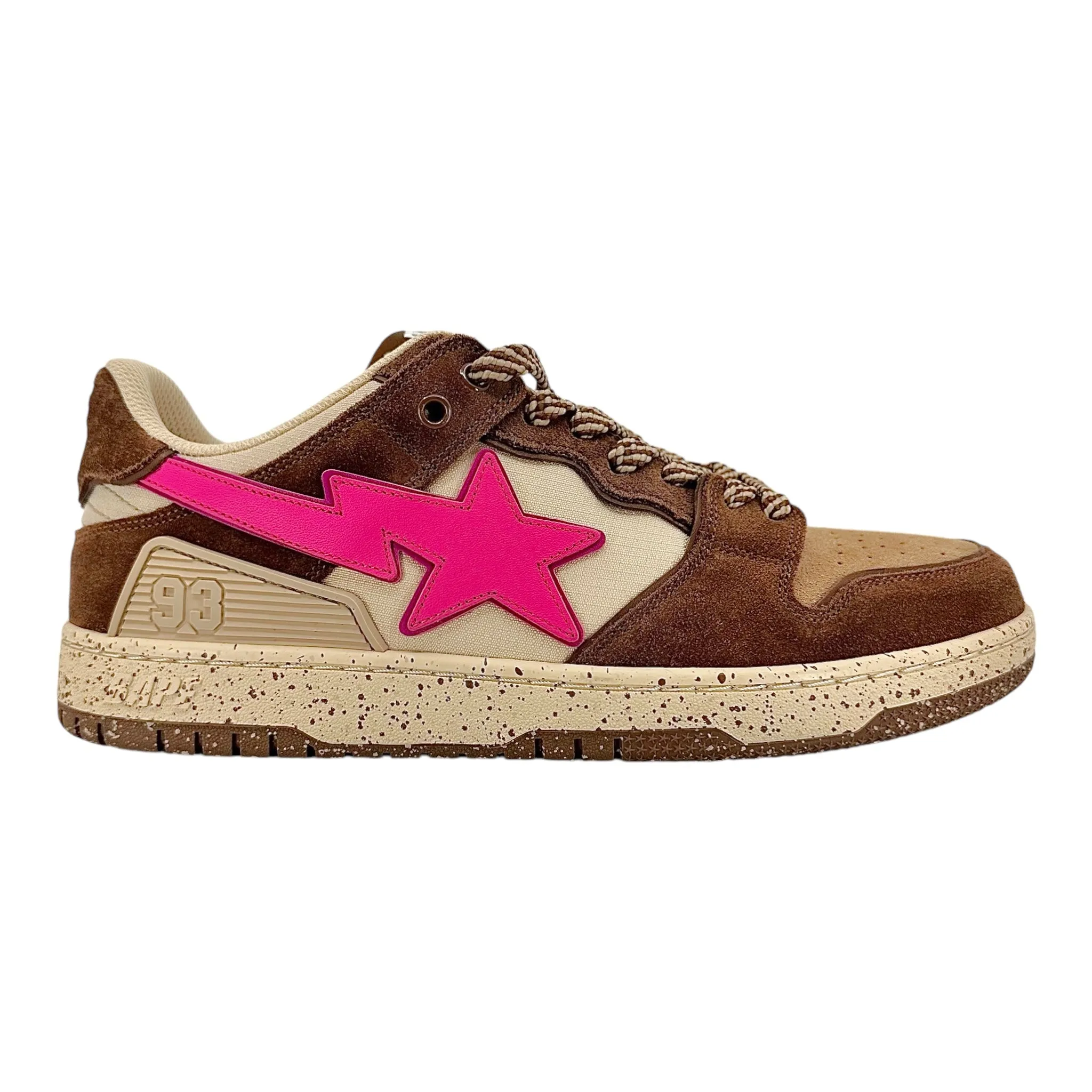 A Bathing Ape Bape SK8 Sta #6 Brown Pink