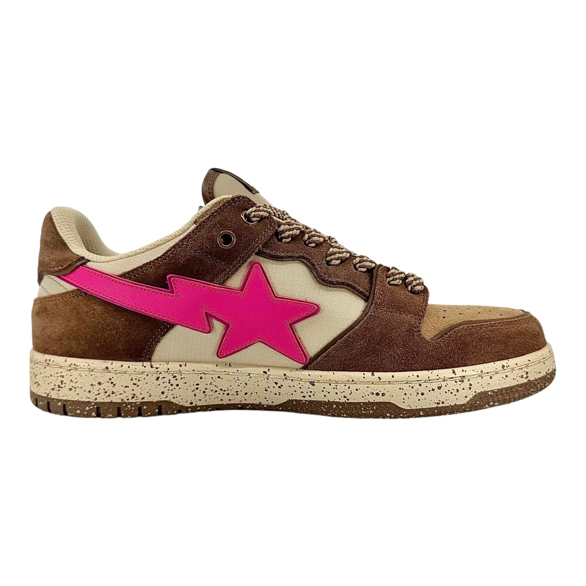 A Bathing Ape Bape SK8 Sta #6 Brown Pink