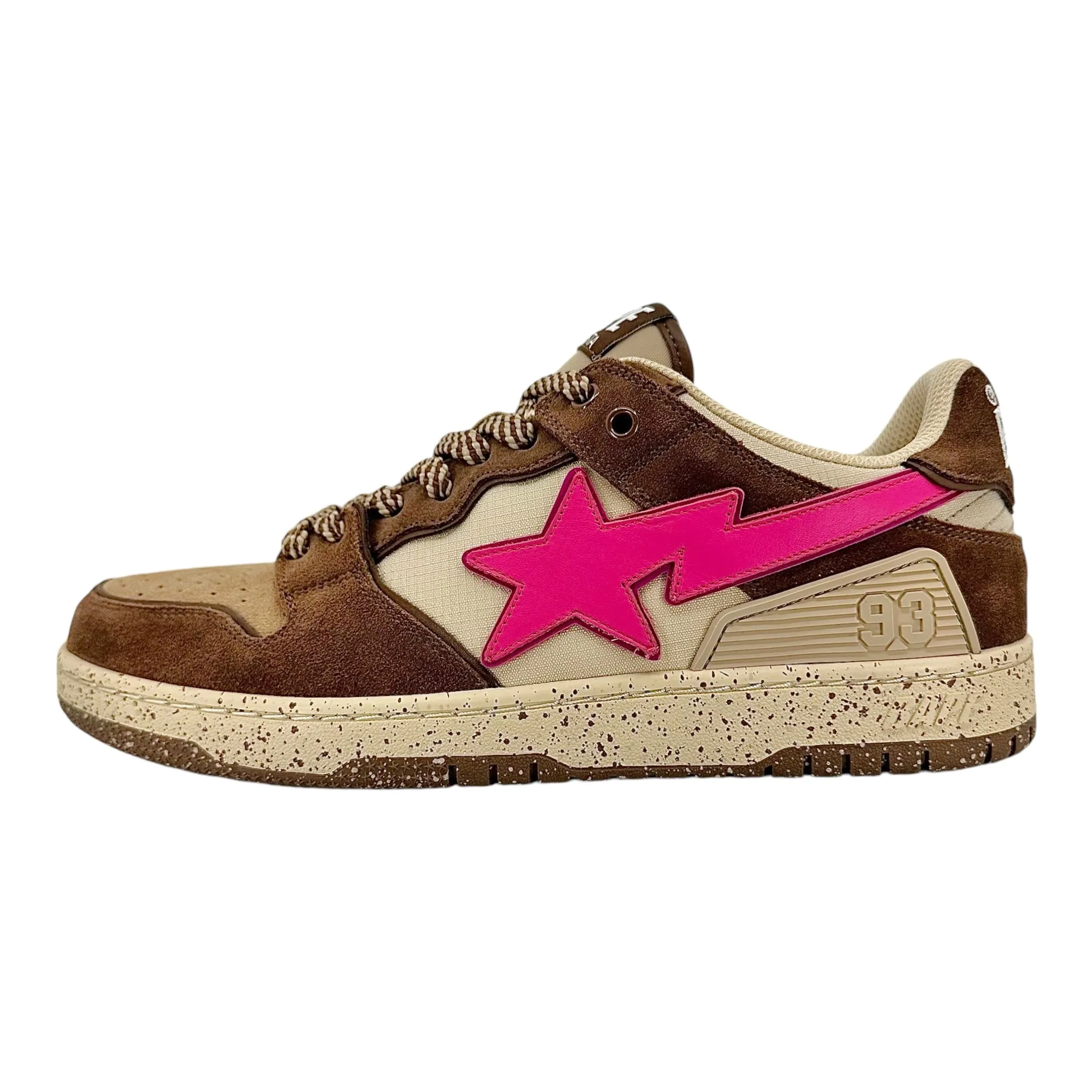 A Bathing Ape Bape SK8 Sta #6 Brown Pink