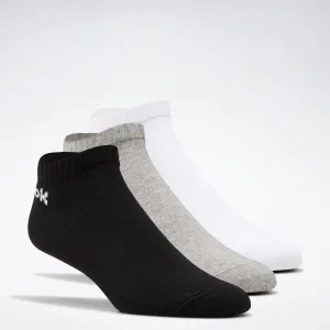 Active Core Low-Cut Socks 3 Pairs Wht/Black/Medium Grey Heather