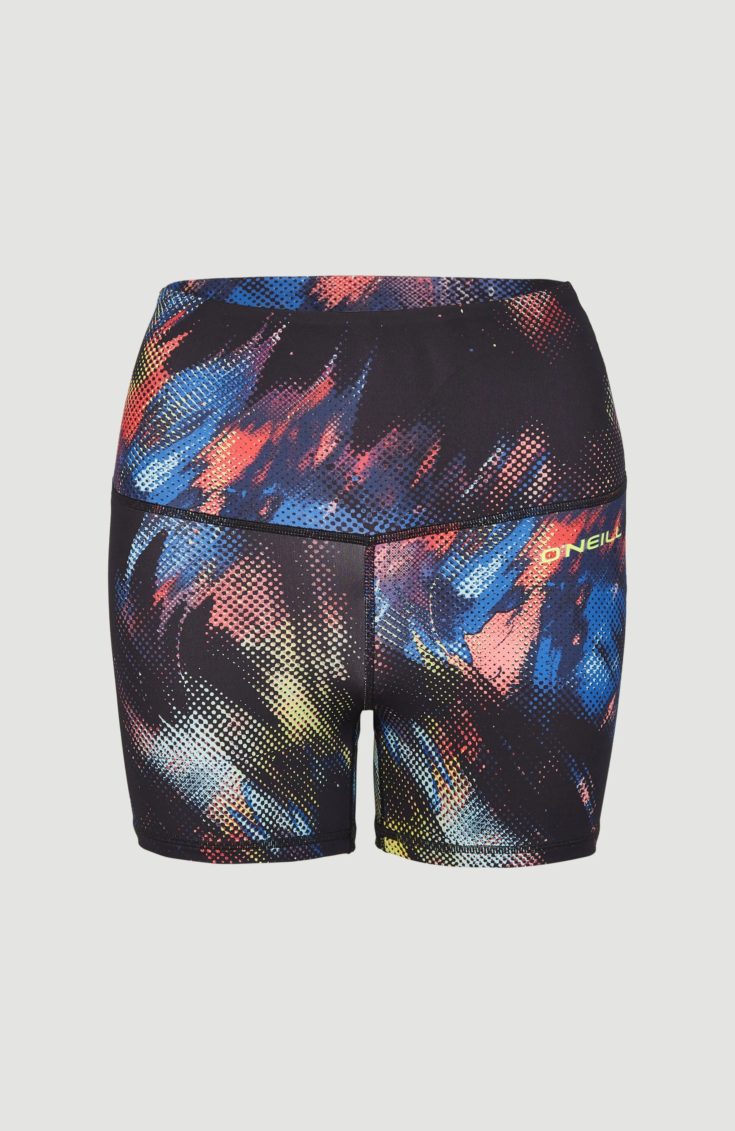 Active High-Waist Shorts | Black Future Fade