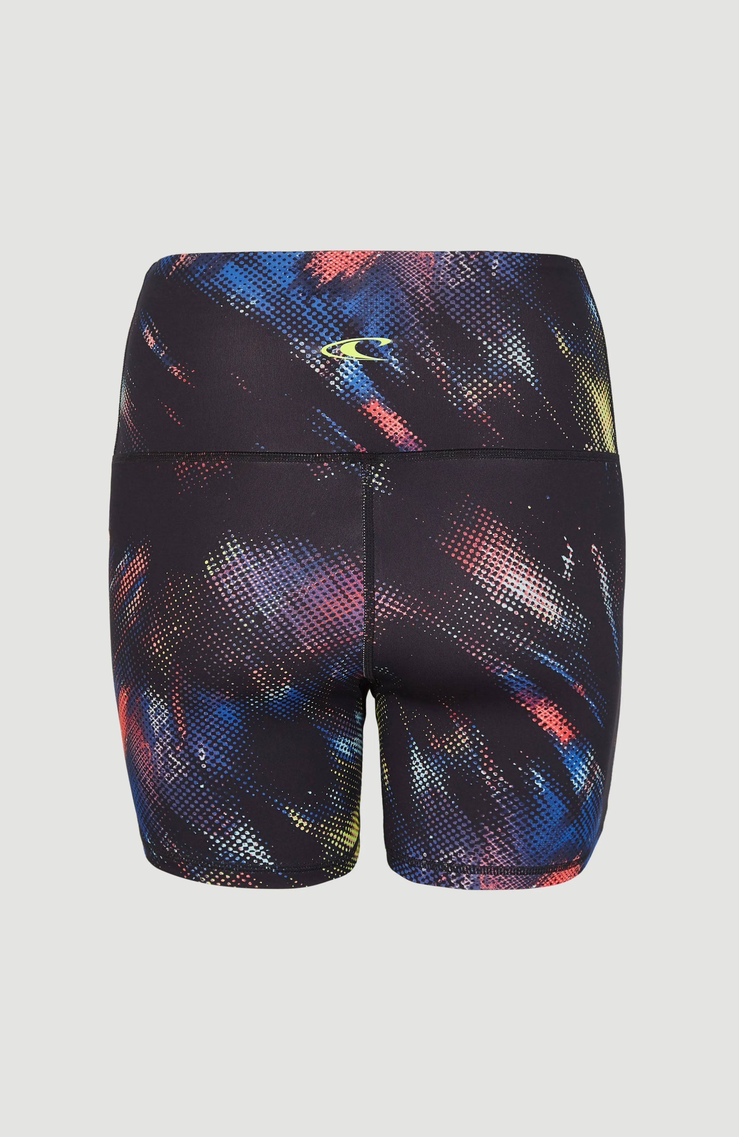 Active High-Waist Shorts | Black Future Fade