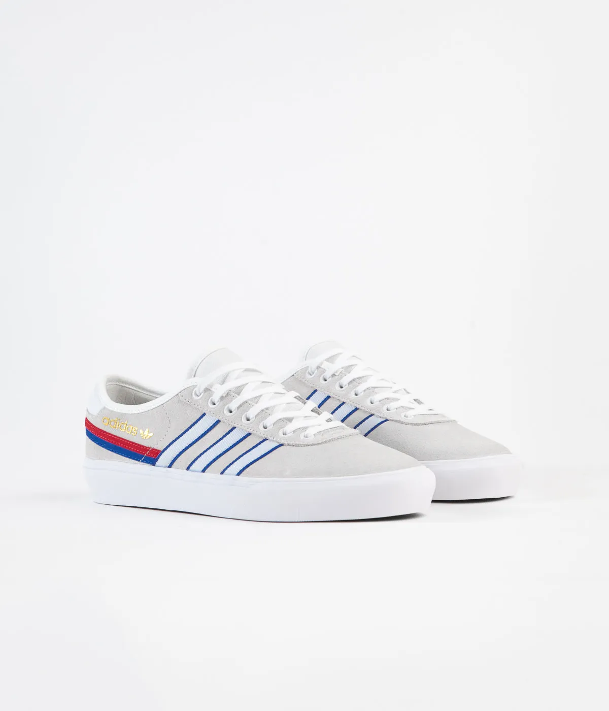 Adidas Delpala Shoes - Crystal White / White / Royal Blue