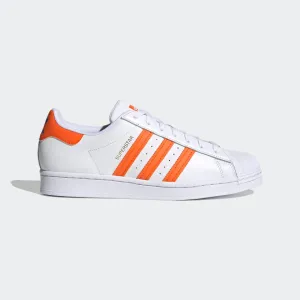 Adidas Original SUPERSTAR Men’s -WHITE /ORANGE/ROYAL BLUE