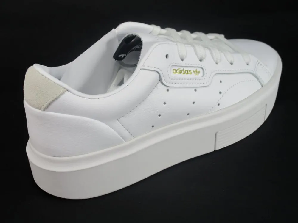 Adidas Originals scarpa sneakers da donna con zeppa Sleek Super EF8858 bianco