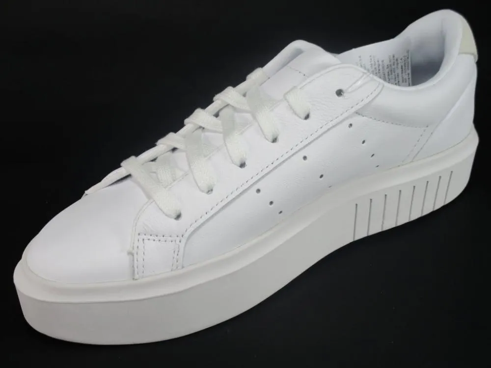 Adidas Originals scarpa sneakers da donna con zeppa Sleek Super EF8858 bianco