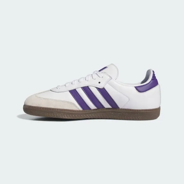 Adidas Samba ADV Cloud White - Collegiate Purple - Gold Metallic