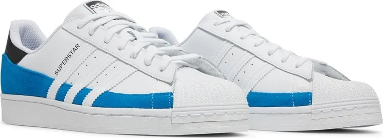 Adidas Superstar 'Bright Blue White' sneakers, blue