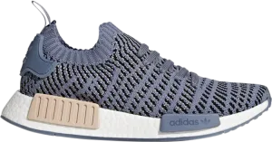 Adidas Wmns NMD_R1 STLT Primeknit 'Steel' sneakers, blue