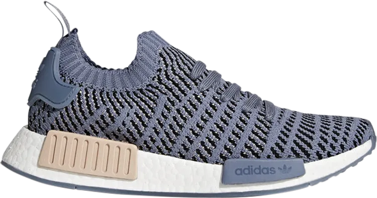 Adidas Wmns NMD_R1 STLT Primeknit 'Steel' sneakers, blue