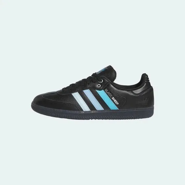 Adidas x Charlotte FC x Black Sheep Samba ADV Core Black - Footwear White - Clear Blue