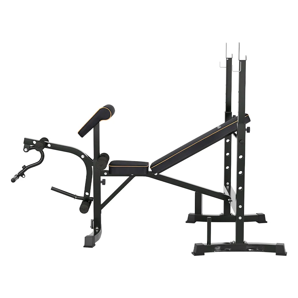 Adjustable 10-in-1 Home Gym Weight Bench 330kg Capacity Everfit