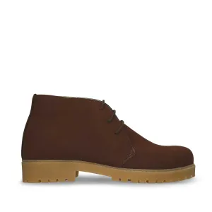 Agus Brown Vegan Desert Boots Ankle