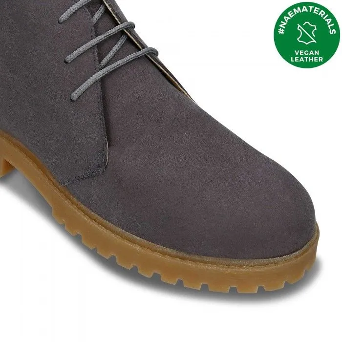 Agus Grey Vegan Ankle Desert Boots