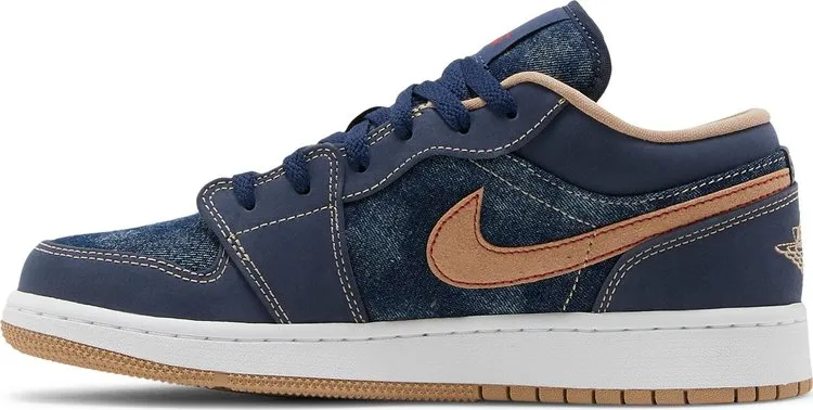 Air Jordan 1 Low SE GS Denim sneakers, blue