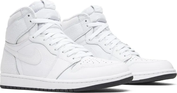 Air Jordan 1 Retro High OG White Perforated sneakers, white