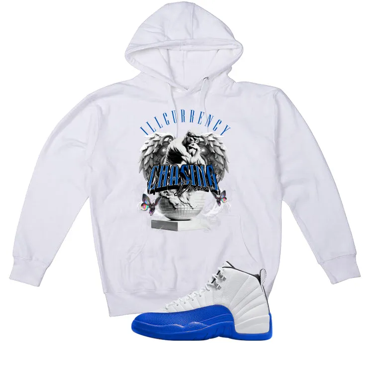 Air Jordan 12 Blueberry White T-Shirt (Chasing Dreams)| illcurrency