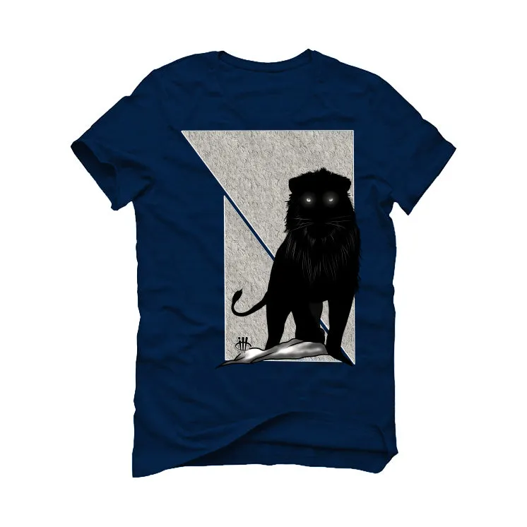 Air Jordan 13 "Brave Blue" | ILLCURRENCY Navy Blue T-Shirt (Lion)