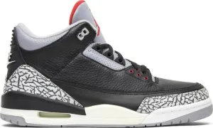 Air Jordan 3 Retro Black Cement 2001 sneakers, black