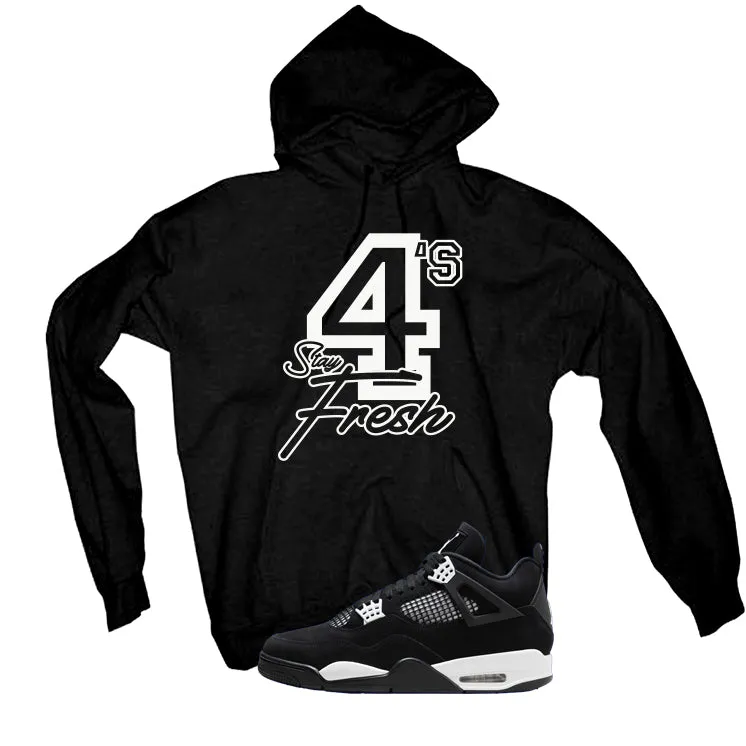 Air Jordan 4 White Thunder Black T-Shirt (Stay Fresh)| illcurrency