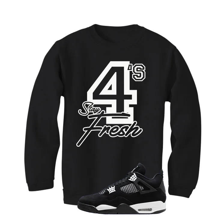 Air Jordan 4 White Thunder Black T-Shirt (Stay Fresh)| illcurrency