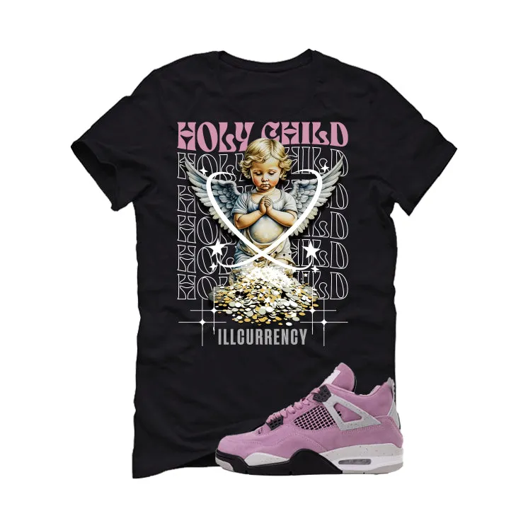 Air Jordan 4 WMNS Orchid Black T-Shirt (Holy Child)| illcurrency