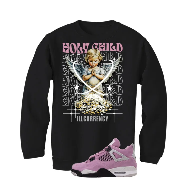 Air Jordan 4 WMNS Orchid Black T-Shirt (Holy Child)| illcurrency