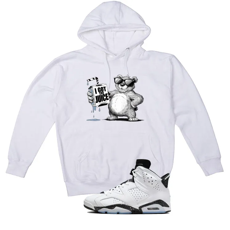 Air Jordan 6 Reverse Oreo White T-Shirt (I got the juice)| illcurrency