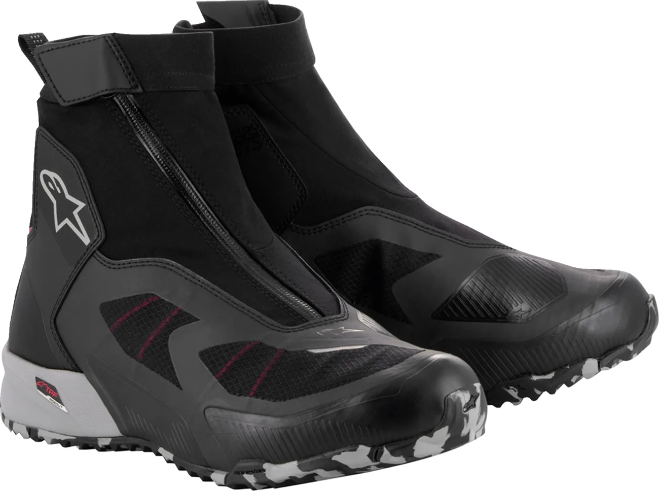 ALPINESTARS CR-8 Gore-Tex? Shoes - Black/Grey/Red - US 10.5 2338224122210.5