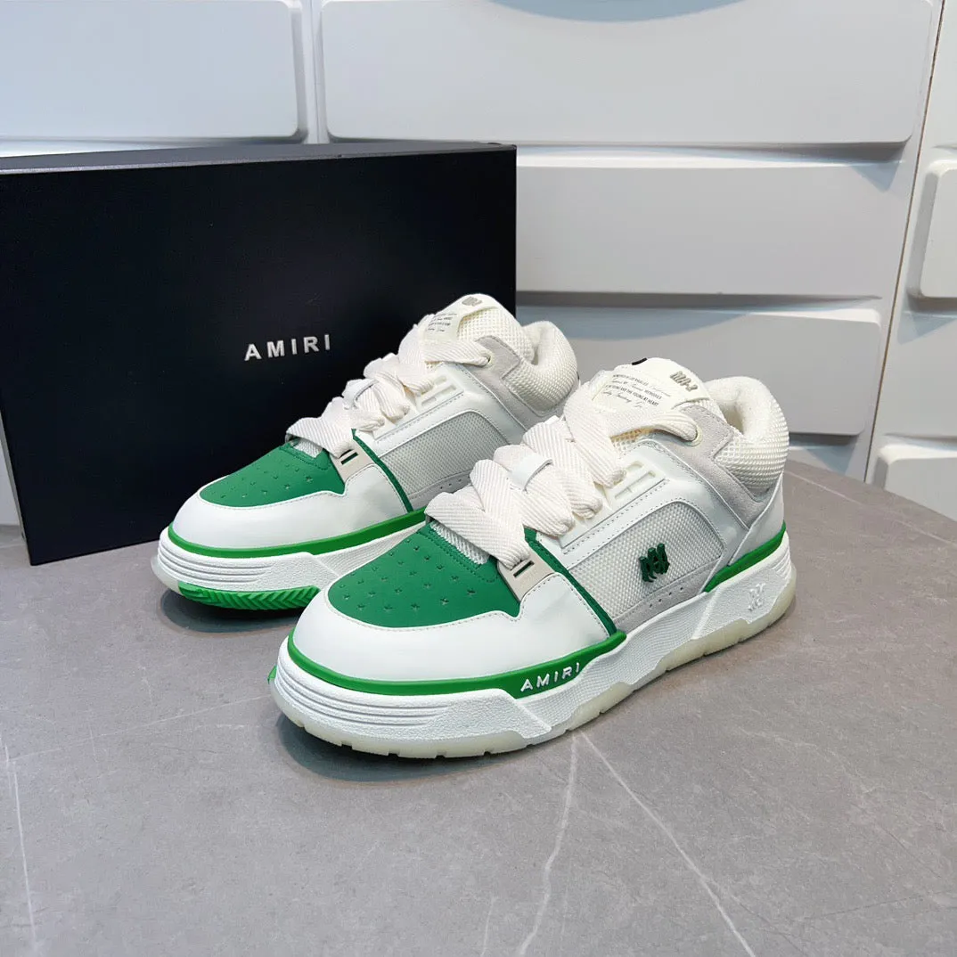 AMR MA-1 Green and White Sneakers-138