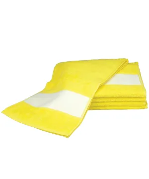 ARTG® SUBLI-Me® sport towel | Bright Yellow