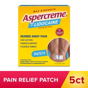 Aspercreme Odor Free Lidocaine Patches 5ct