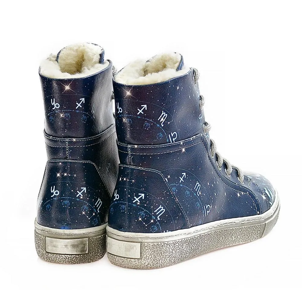 Astrology Short Boots WJAS118