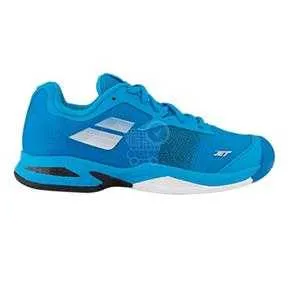 Babolat Jet All Court Kids & Women Blue White Handball Volleyball Tennis Shoes