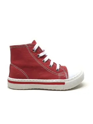 Baby bootie shoe for boy-GAS Red