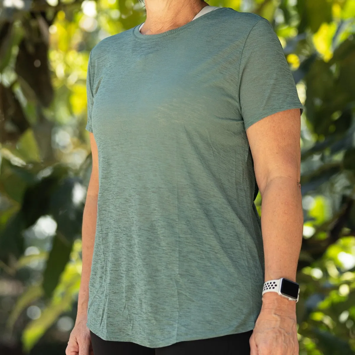 Back Wrap Tee | Green