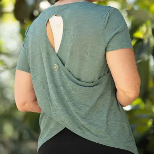 Back Wrap Tee | Green