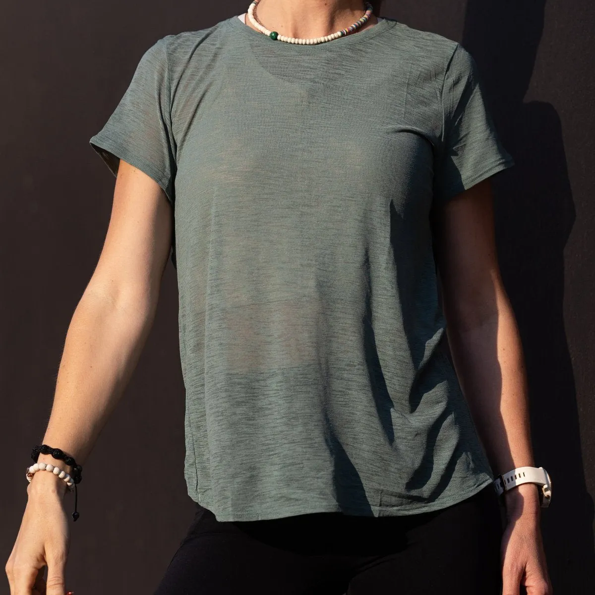 Back Wrap Tee | Green