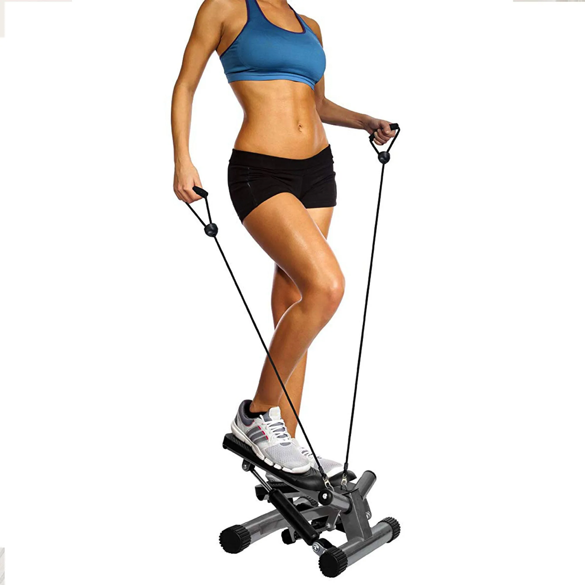 BalanceFrom Adjustable Mini Stepper with LCD Monitor & Resistance Bands (Used)