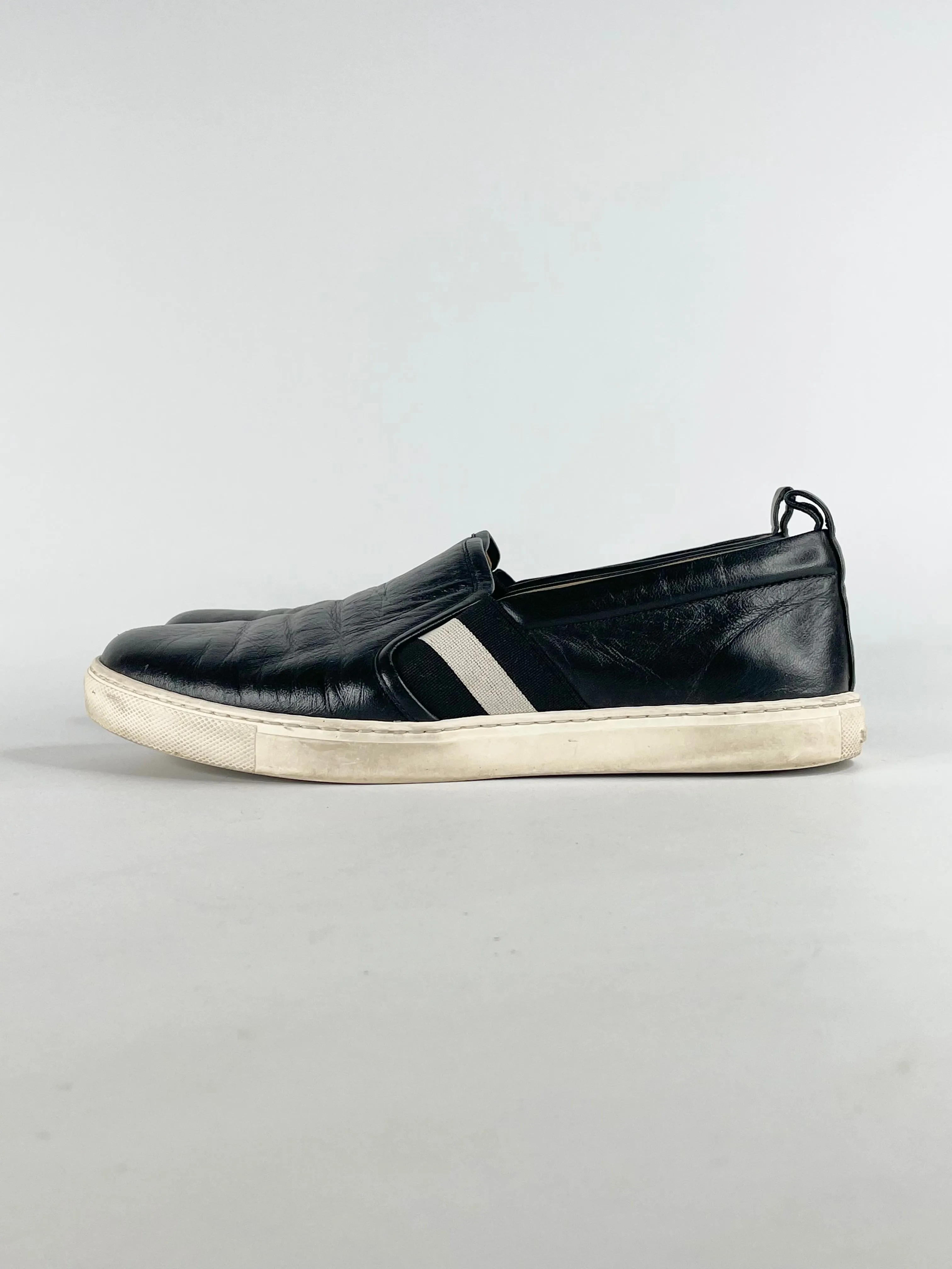 Bally Black Leather 'Henrika' Skate Shoes - EU39