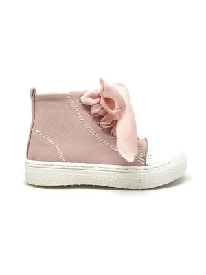 Baptismal Baby shoe bootie for girl - SALINA Pink