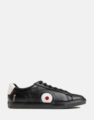 Ben Sherman Target Leather Black Sneakers