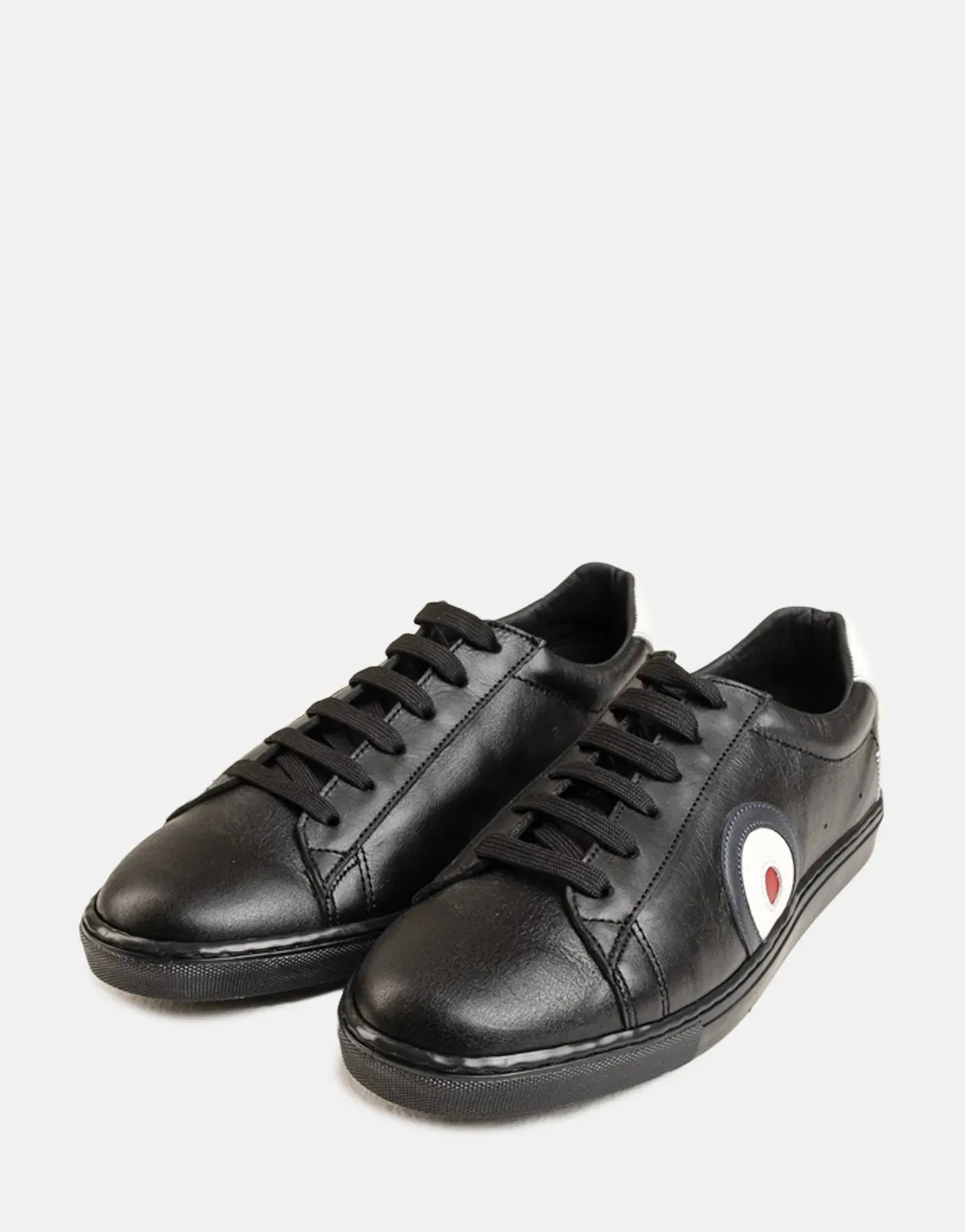 Ben Sherman Target Leather Black Sneakers